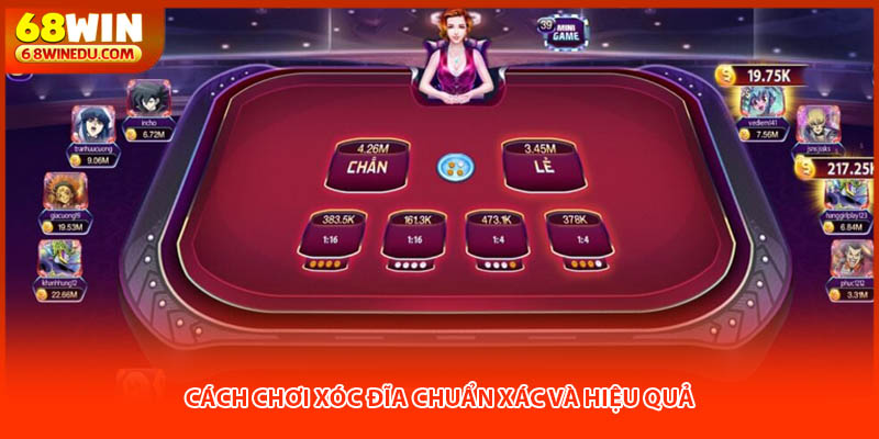 Cách chơi xóc đĩa chuẩn xác và hiệu quả