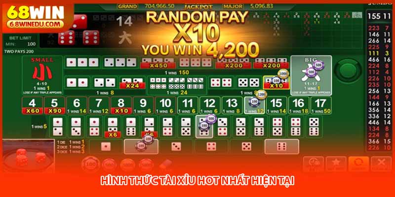 Hình thức tài xỉu hot nhất hiện tại